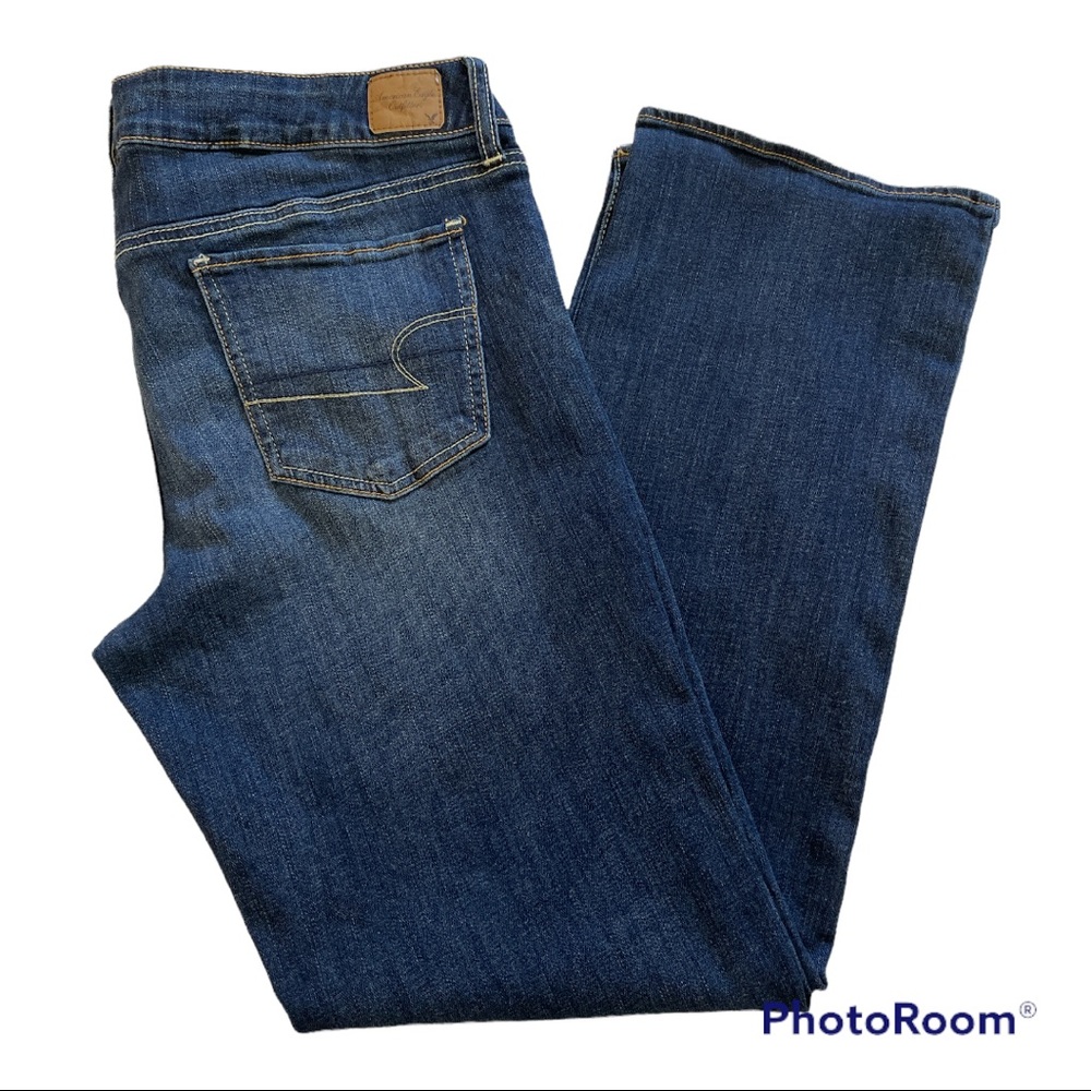 American Eagle Women’s Straight Leg Jeans Size 16 SHORT